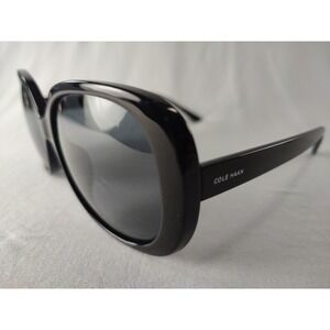 Cole Haan CH9030 001 Black Polarized Butterfly Sunglasses 58-17-145 Women's